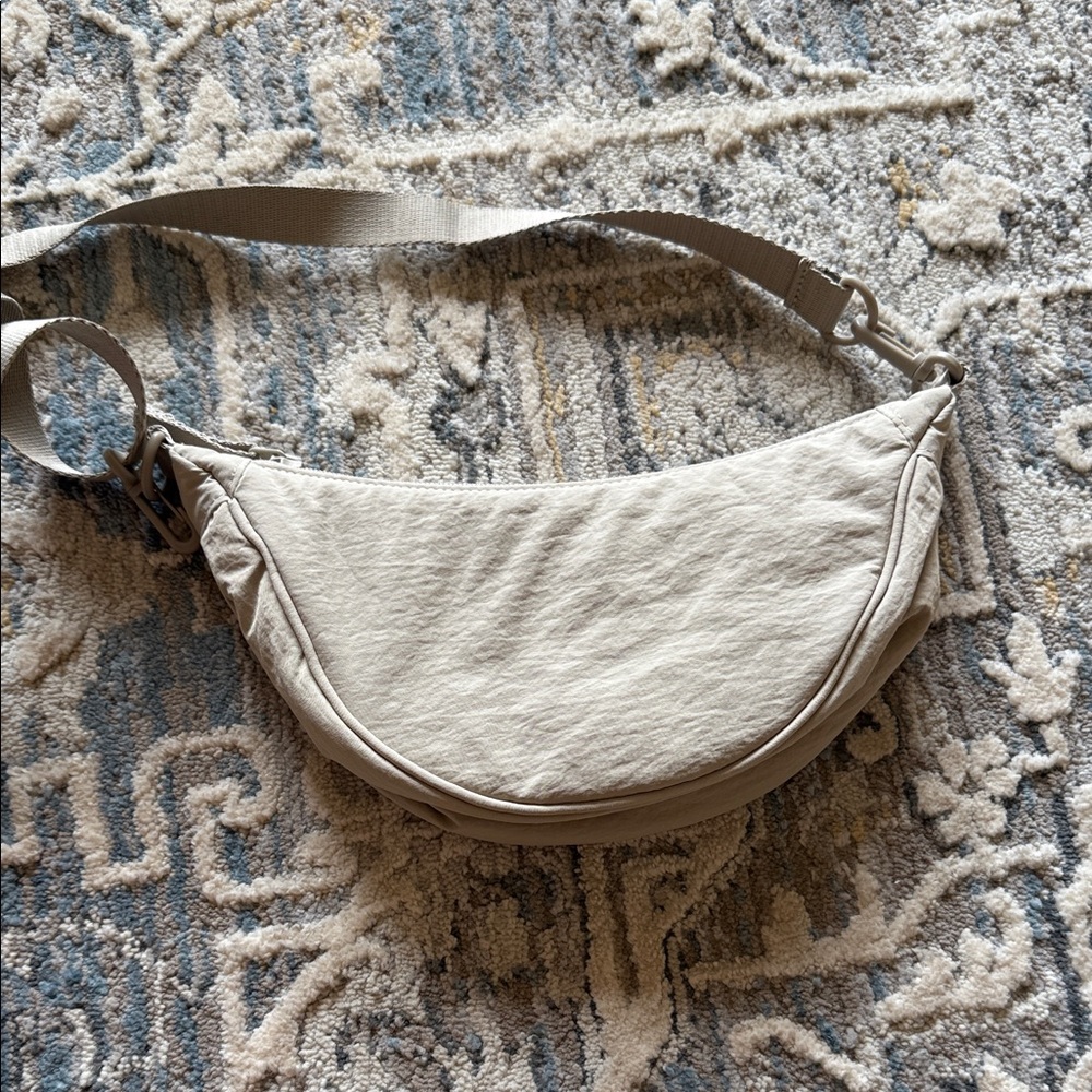 NWOT Uniqlo Mini Cream Crossbody Bag